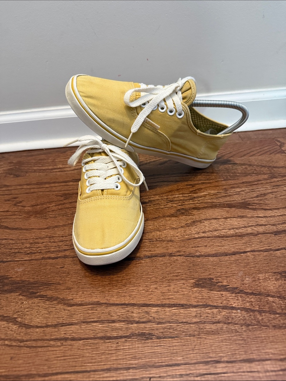Vans Yellow Canvas Low-Top Sneakers